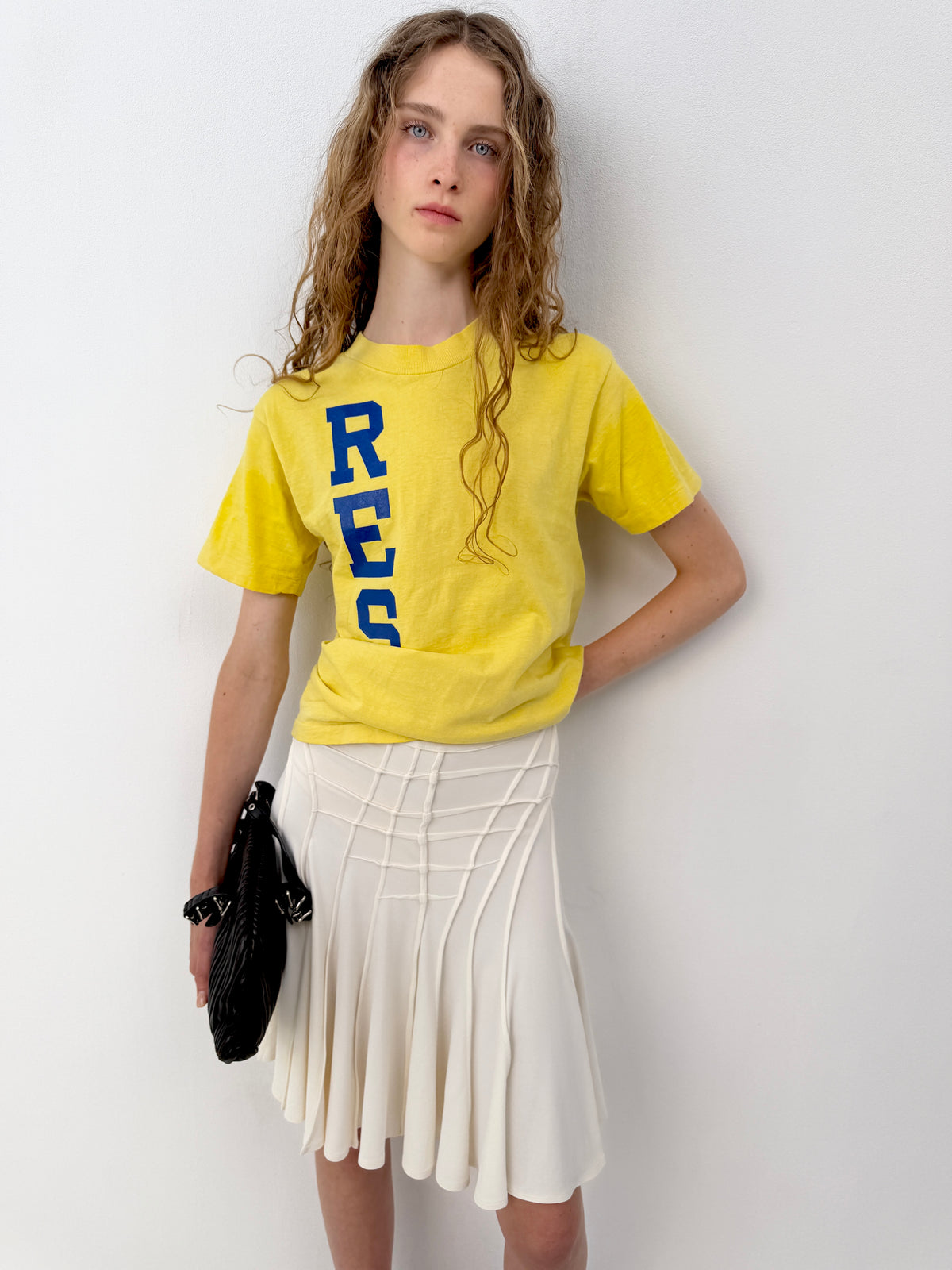 Plein Sud White Skater Skirt
