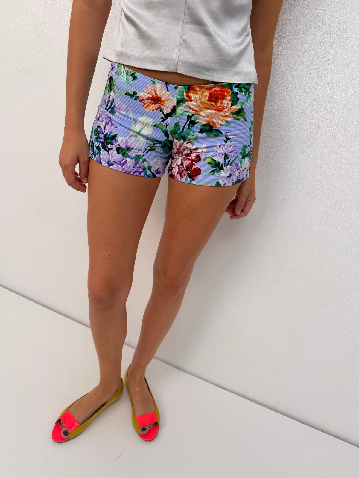 Flowers Mini Shorts