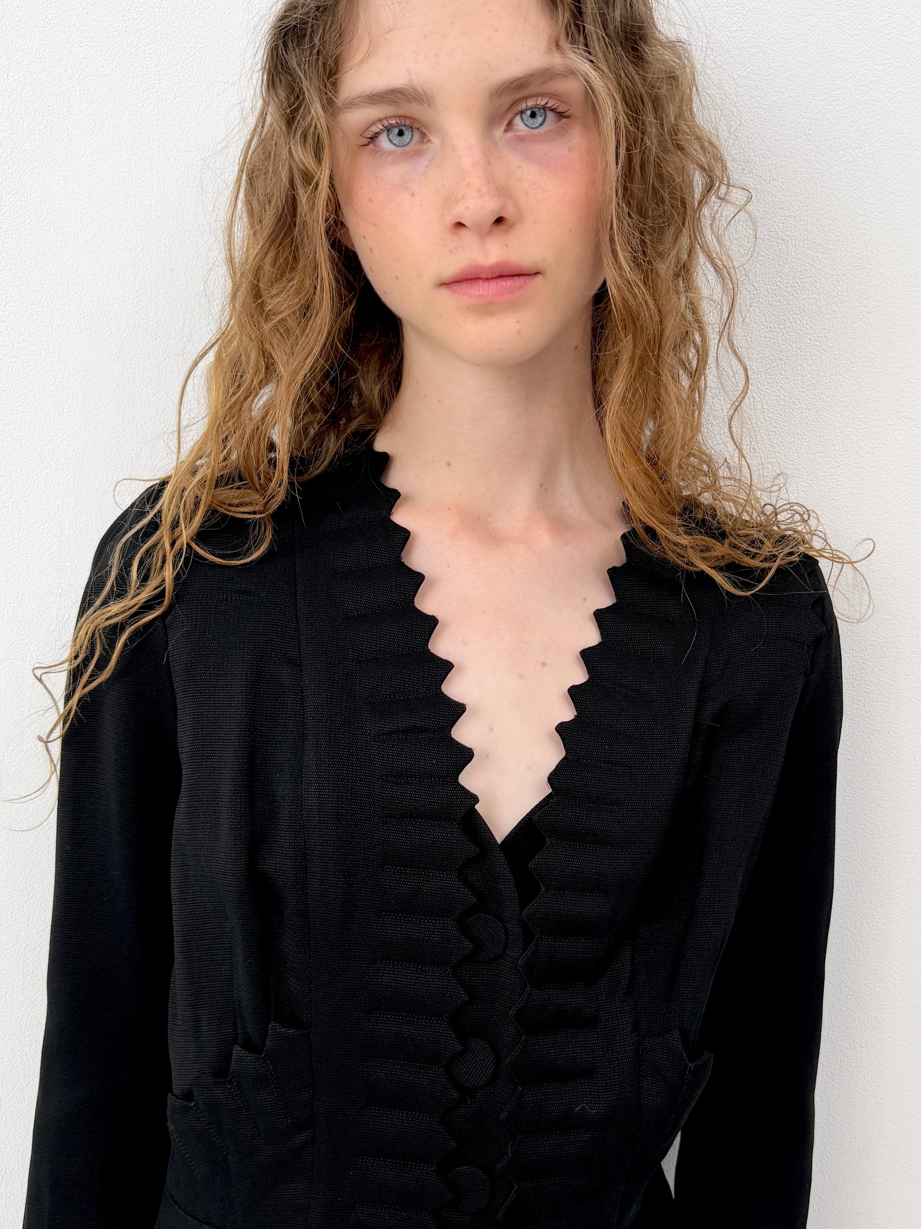 Galliano Black Notched Set