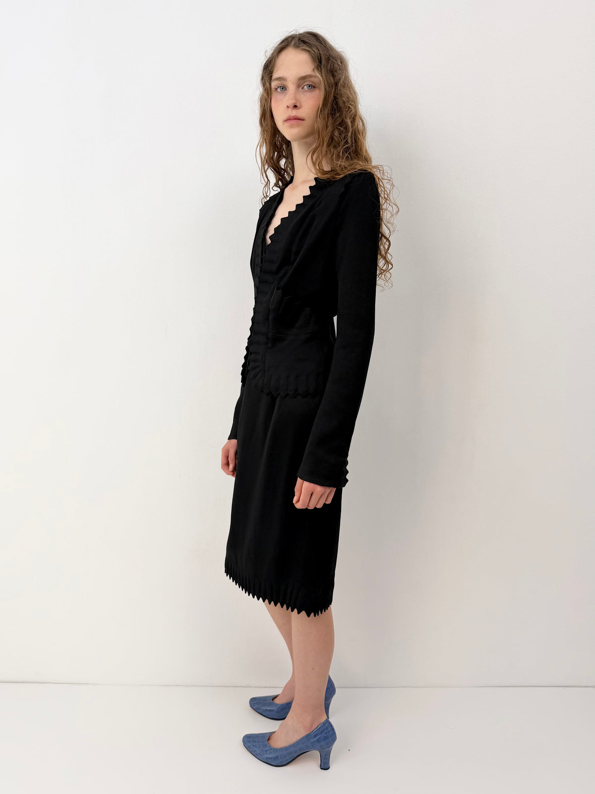 Galliano Black Notched Set