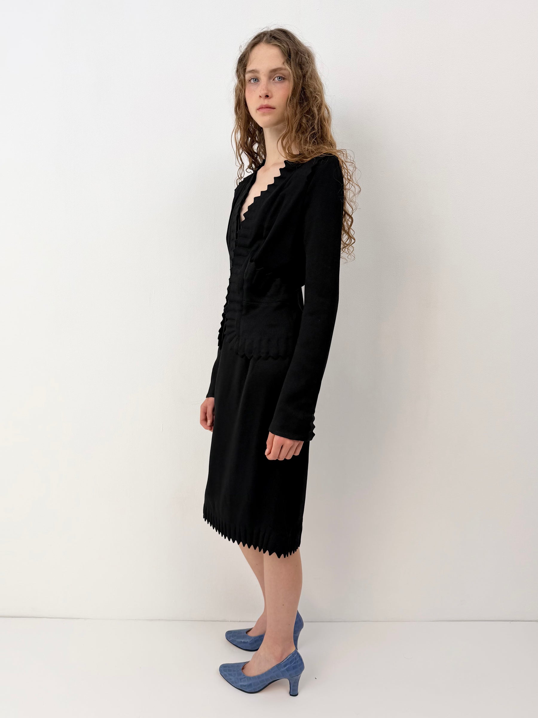 Galliano Black Notched Set