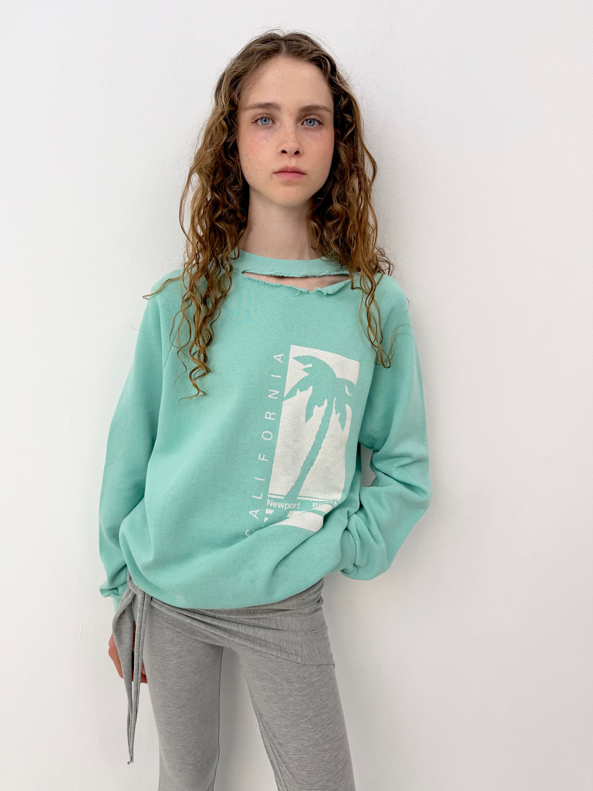 Blue California Sweater