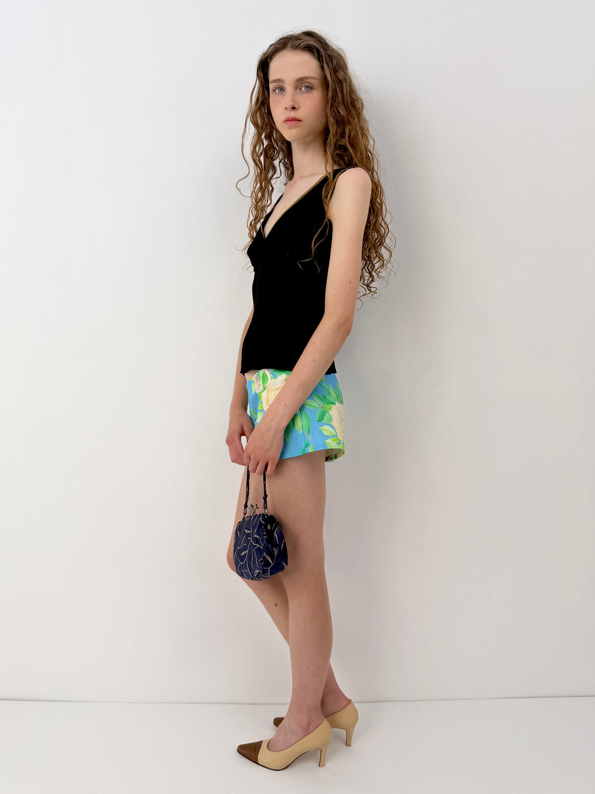 Flowers Mini Shorts