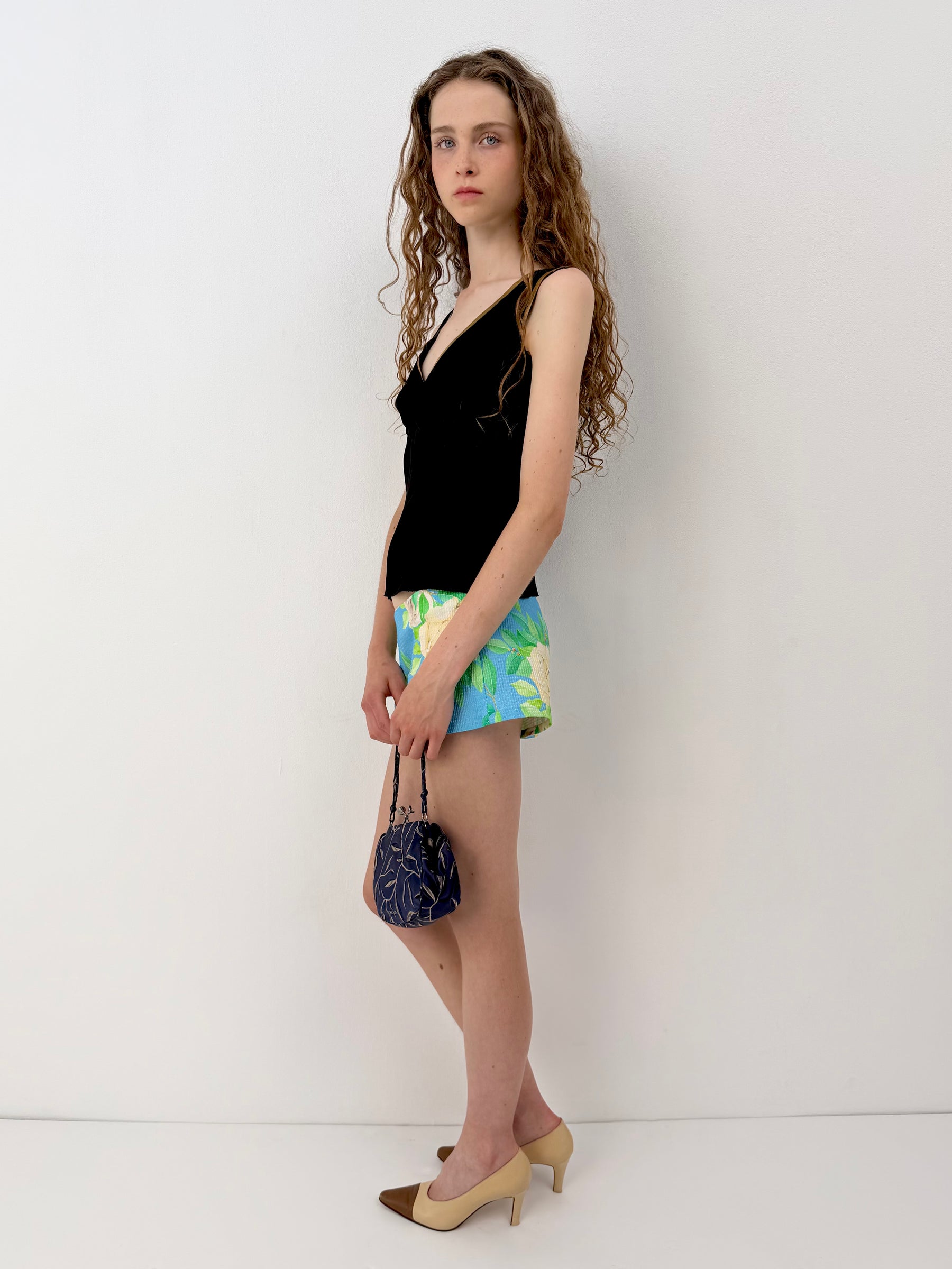 Flowers Mini Shorts