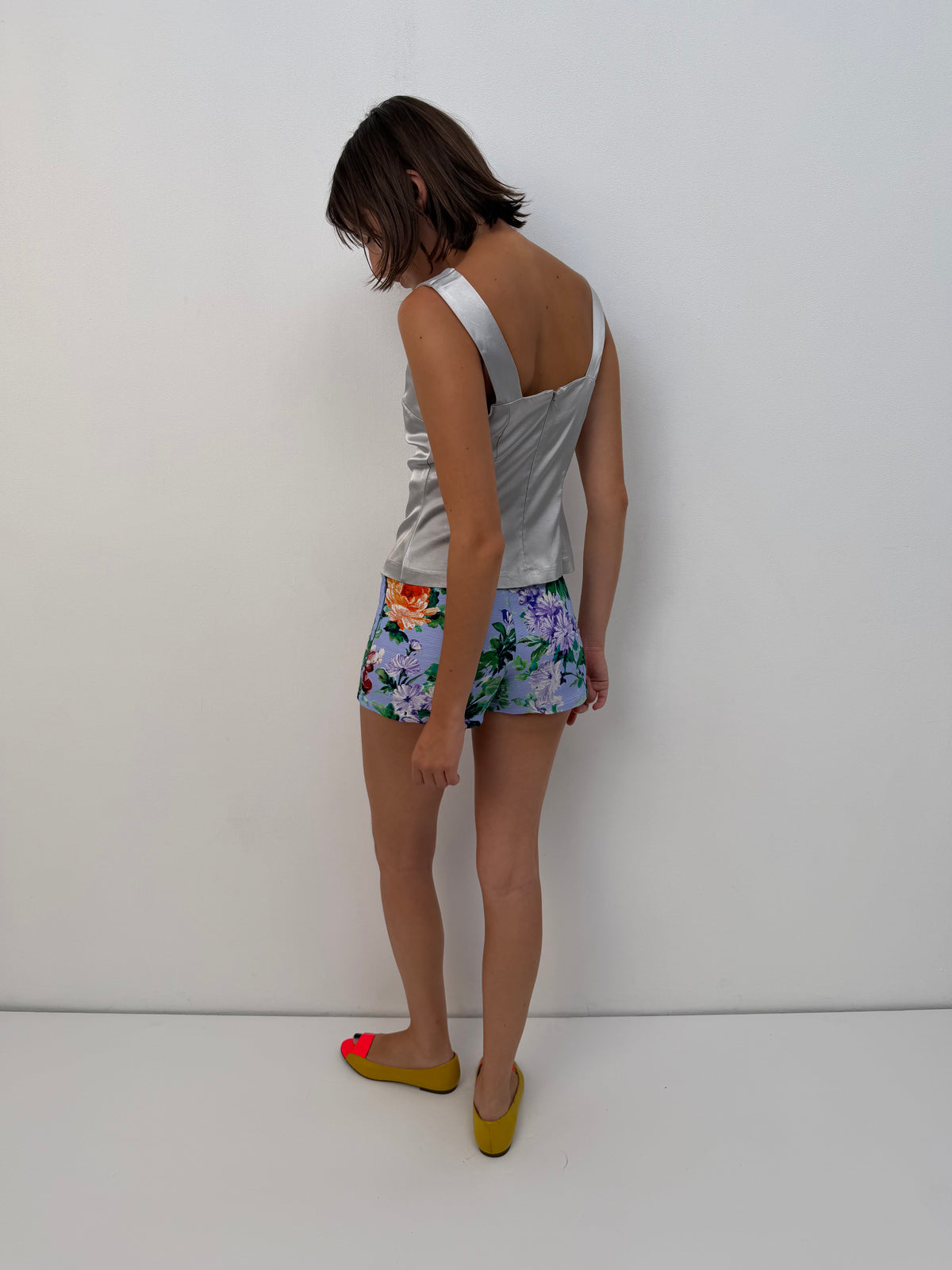Flowers Mini Shorts