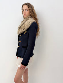 Balenciaga Fur Collar Blazer thumbnail 4