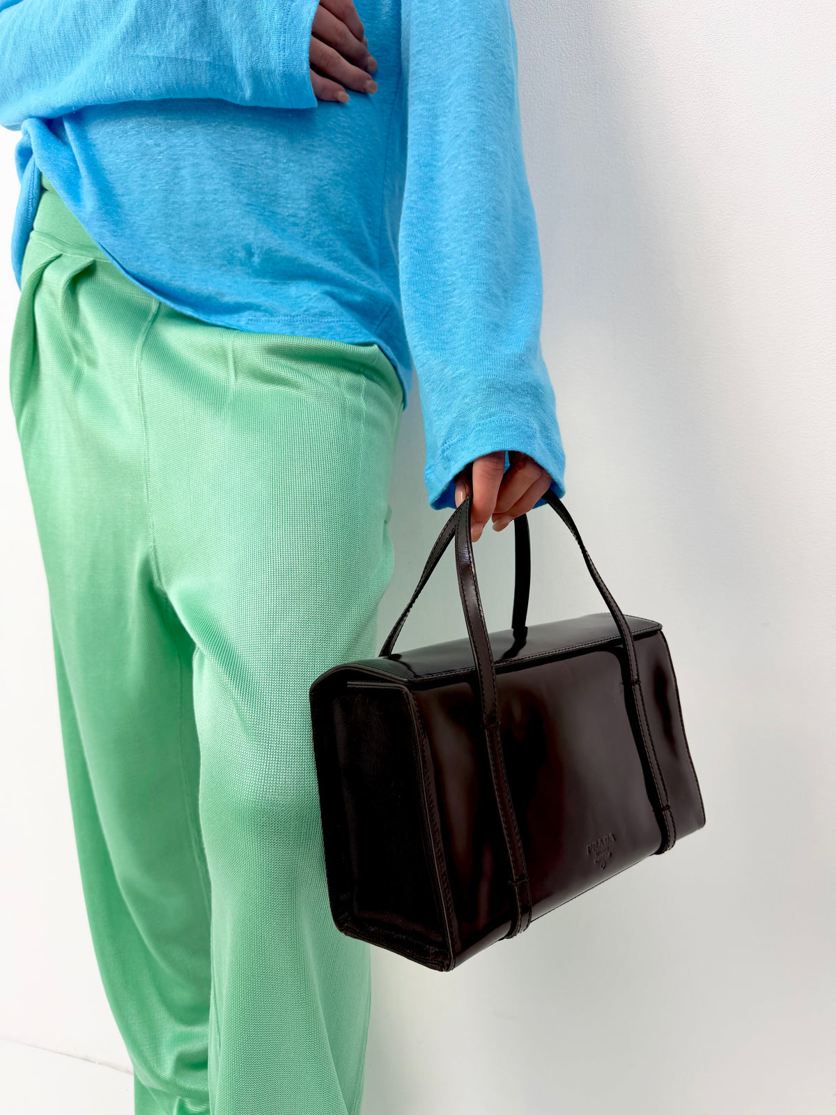 Prada Box Brown Bag