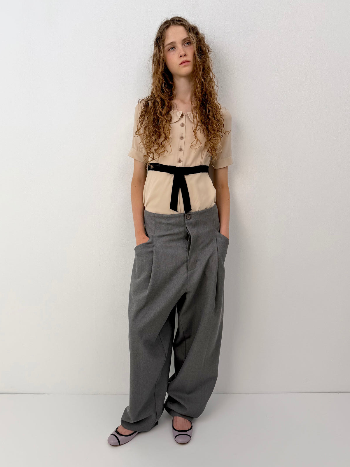 Wool Tailored Trousers