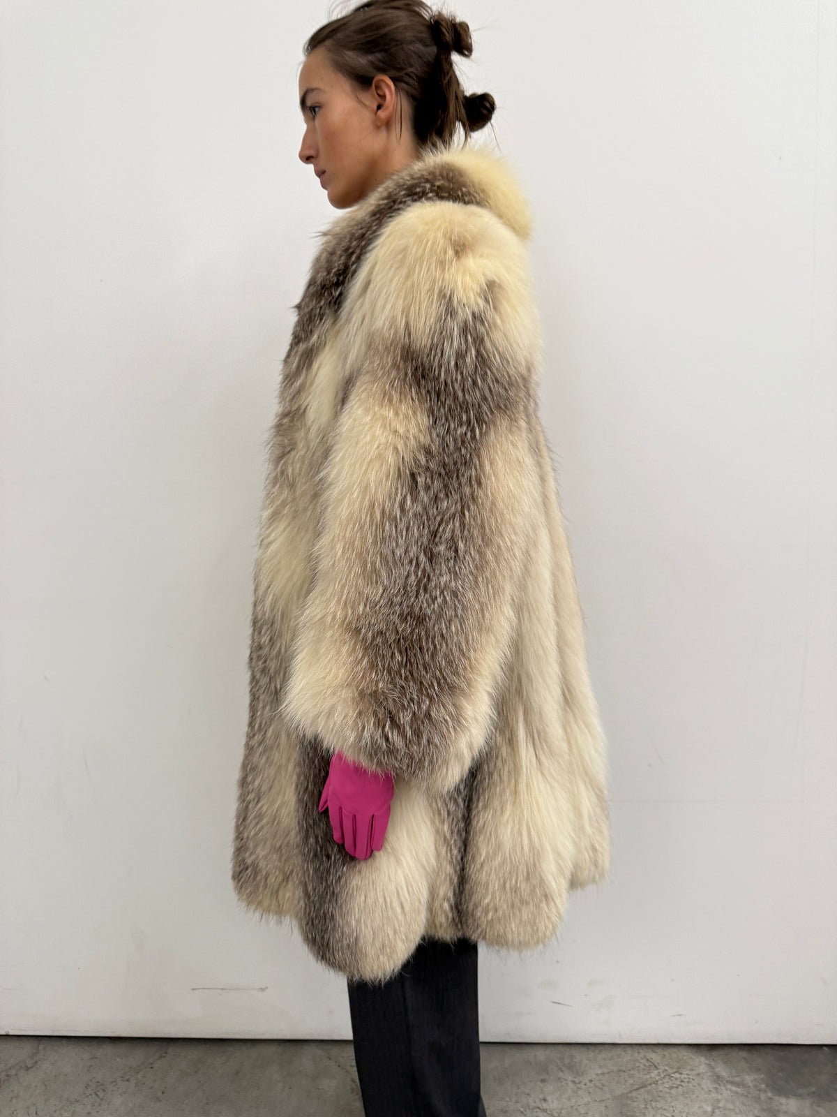 White Fox Fur Coat - additional