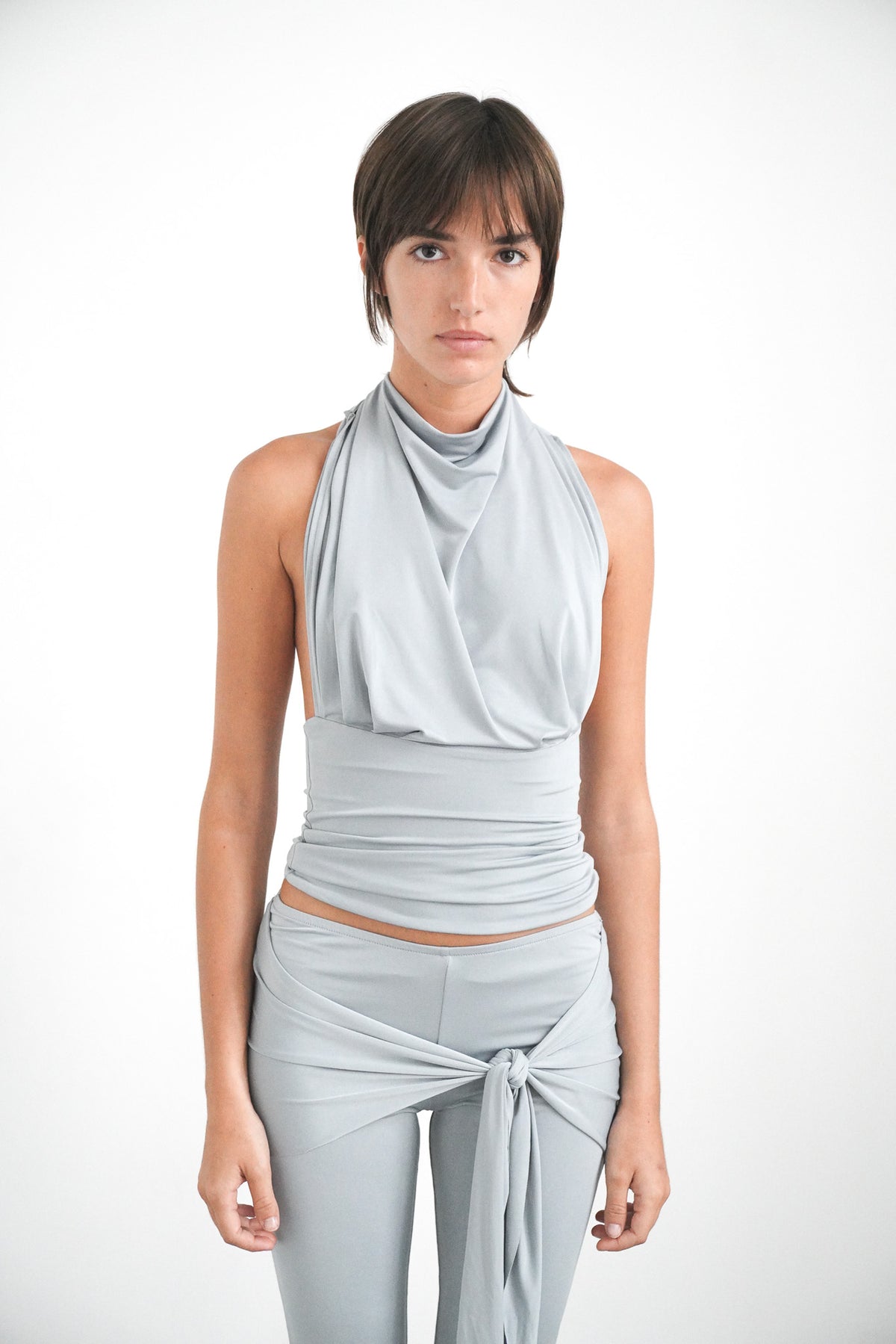 Backless Top - Pearl Grey - additional
