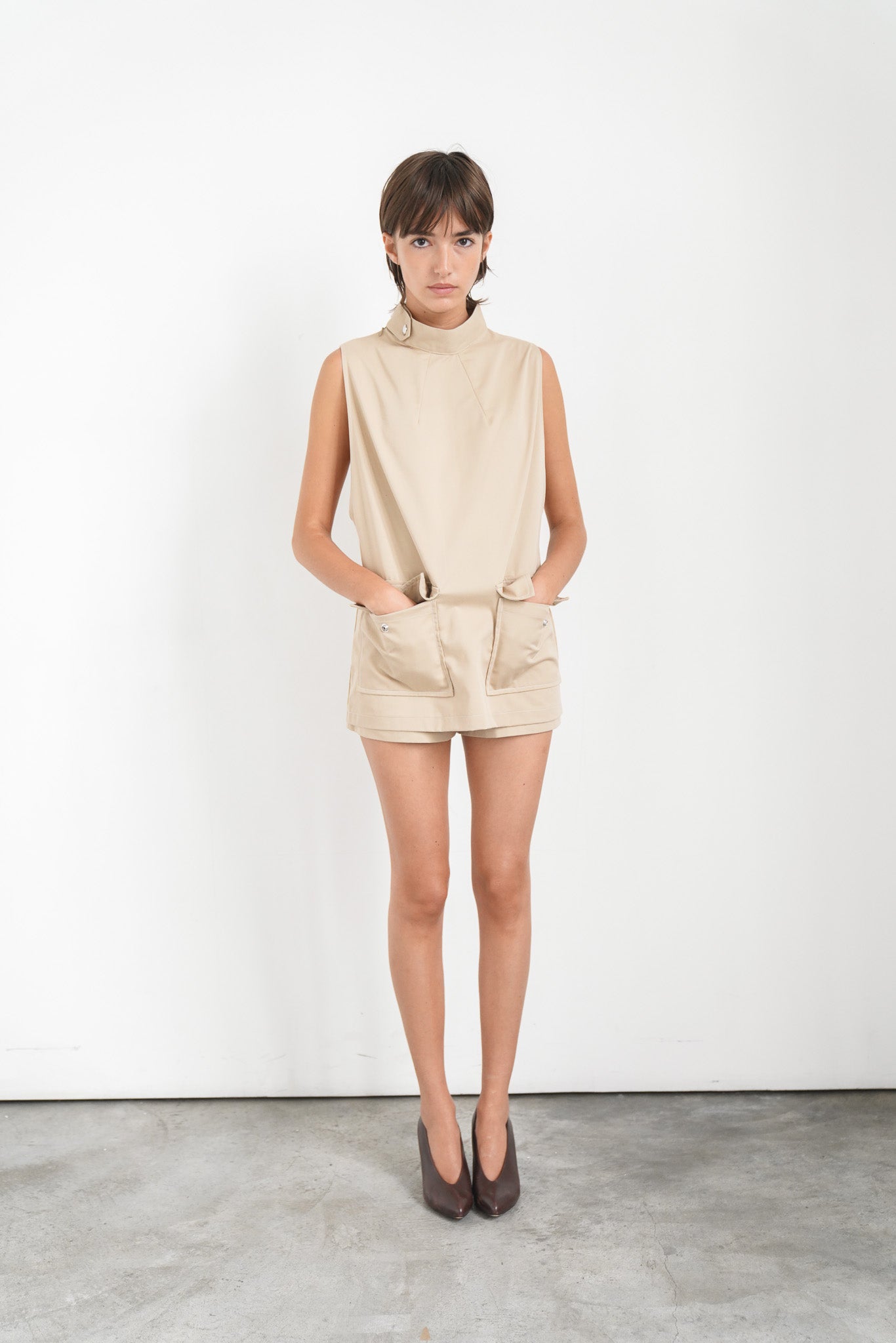 Gabardine Top