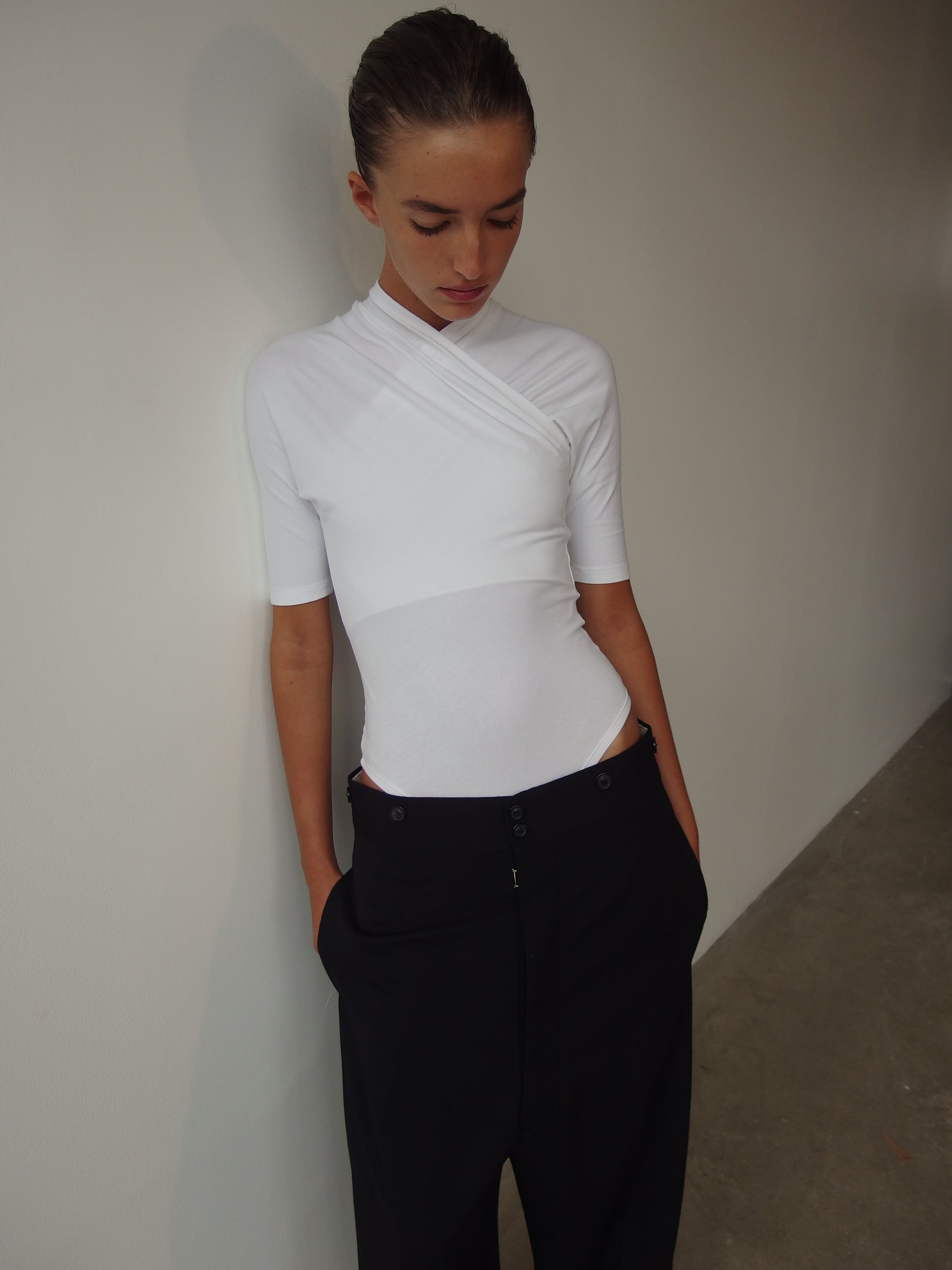 Drapé Body - White