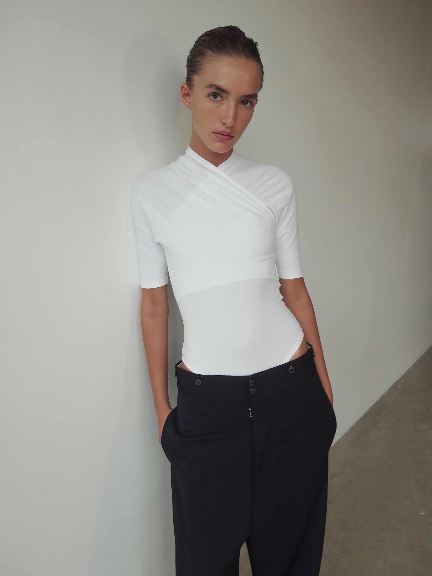 Drapé Body - White