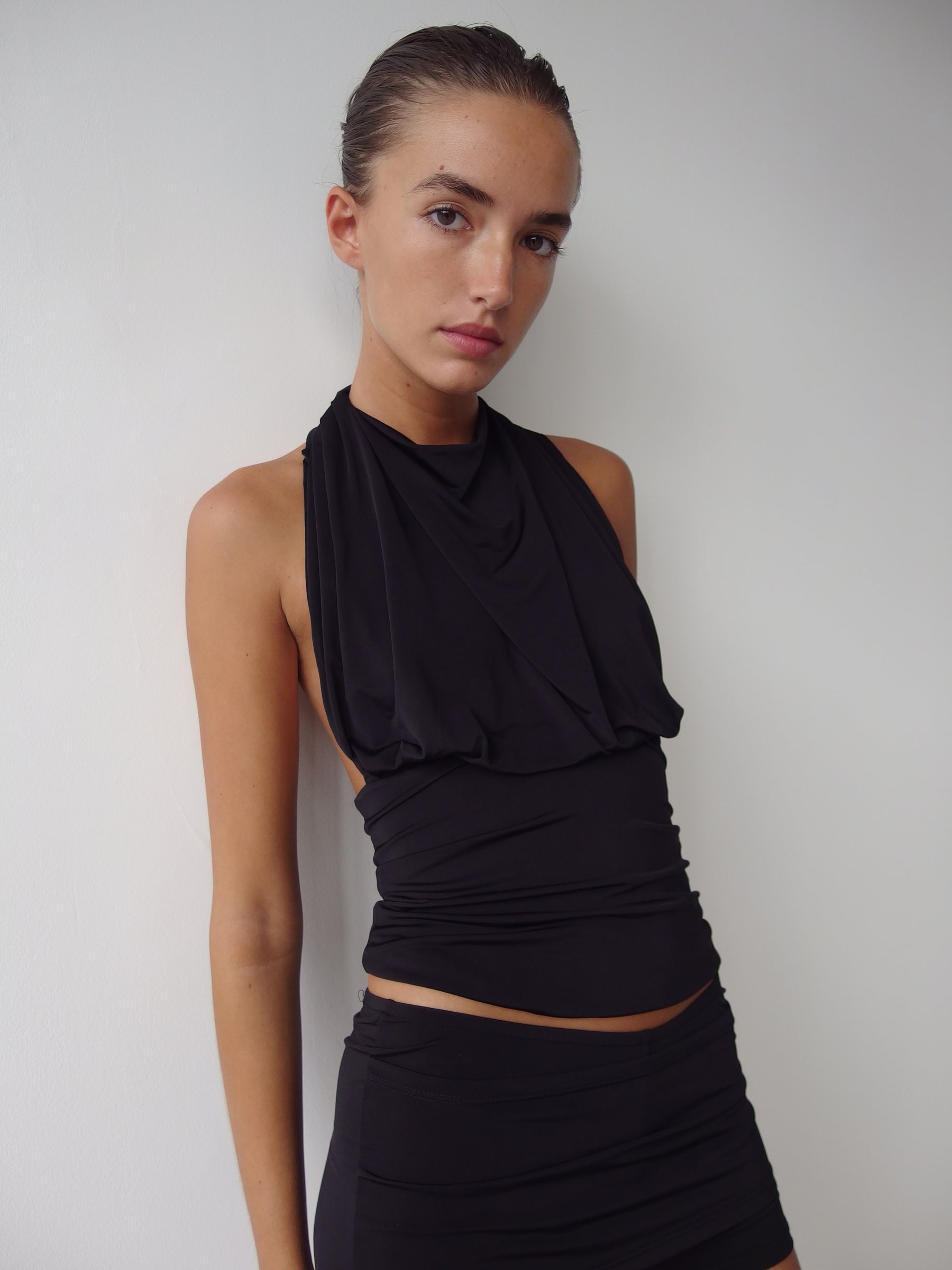 Backless Top - Black