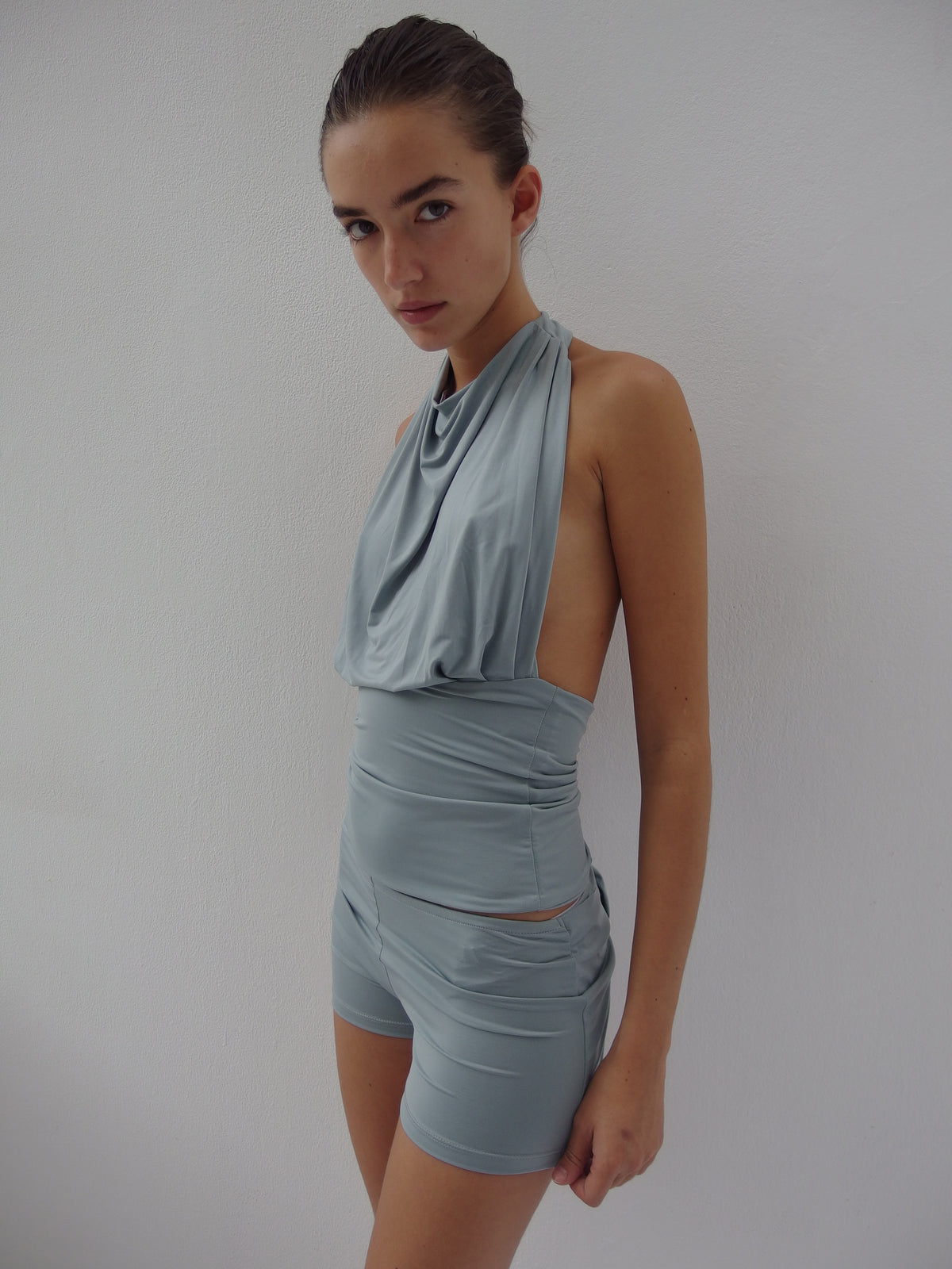 Backless Top - Pearl Grey - additional