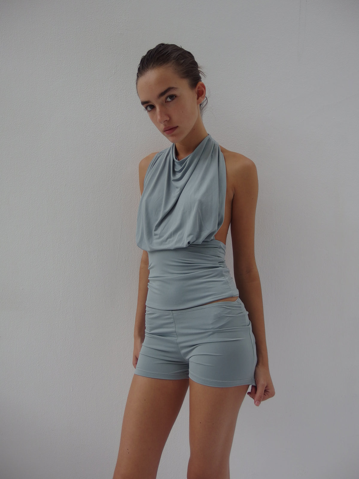Backless Top - Pearl Grey - additional