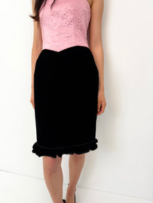 Velvet And Silk Dress - Valentino thumbnail 3