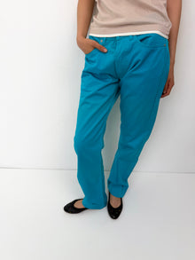 Turquoise Dries Van Noten Pants thumbnail 2