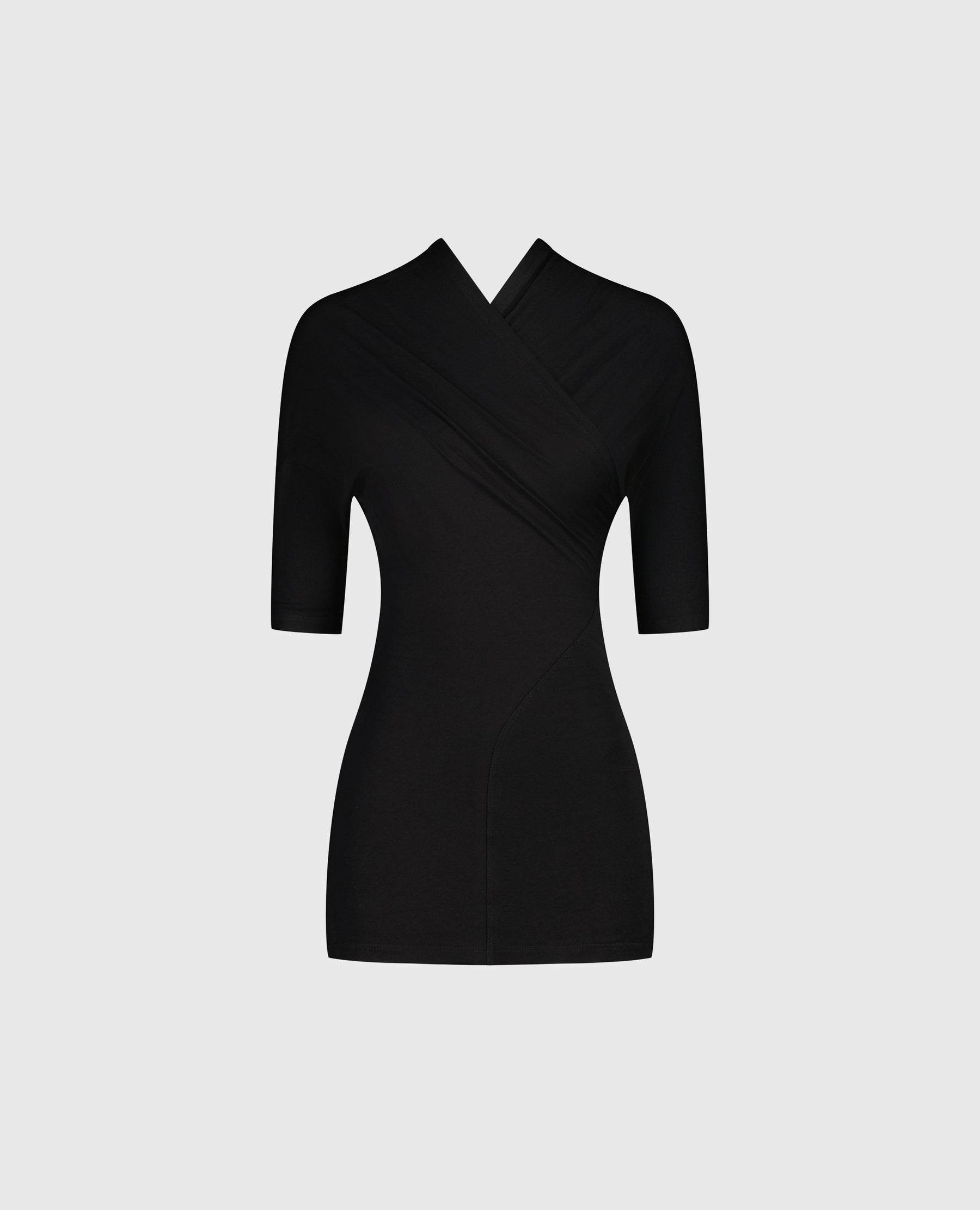 Drapée Dress - Black