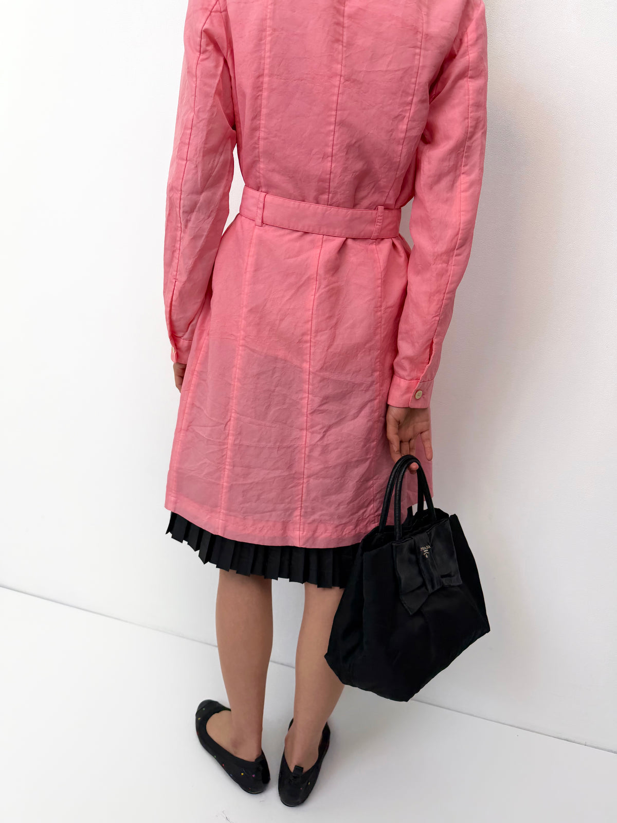 Comme des Garçons Pink Trench Coat