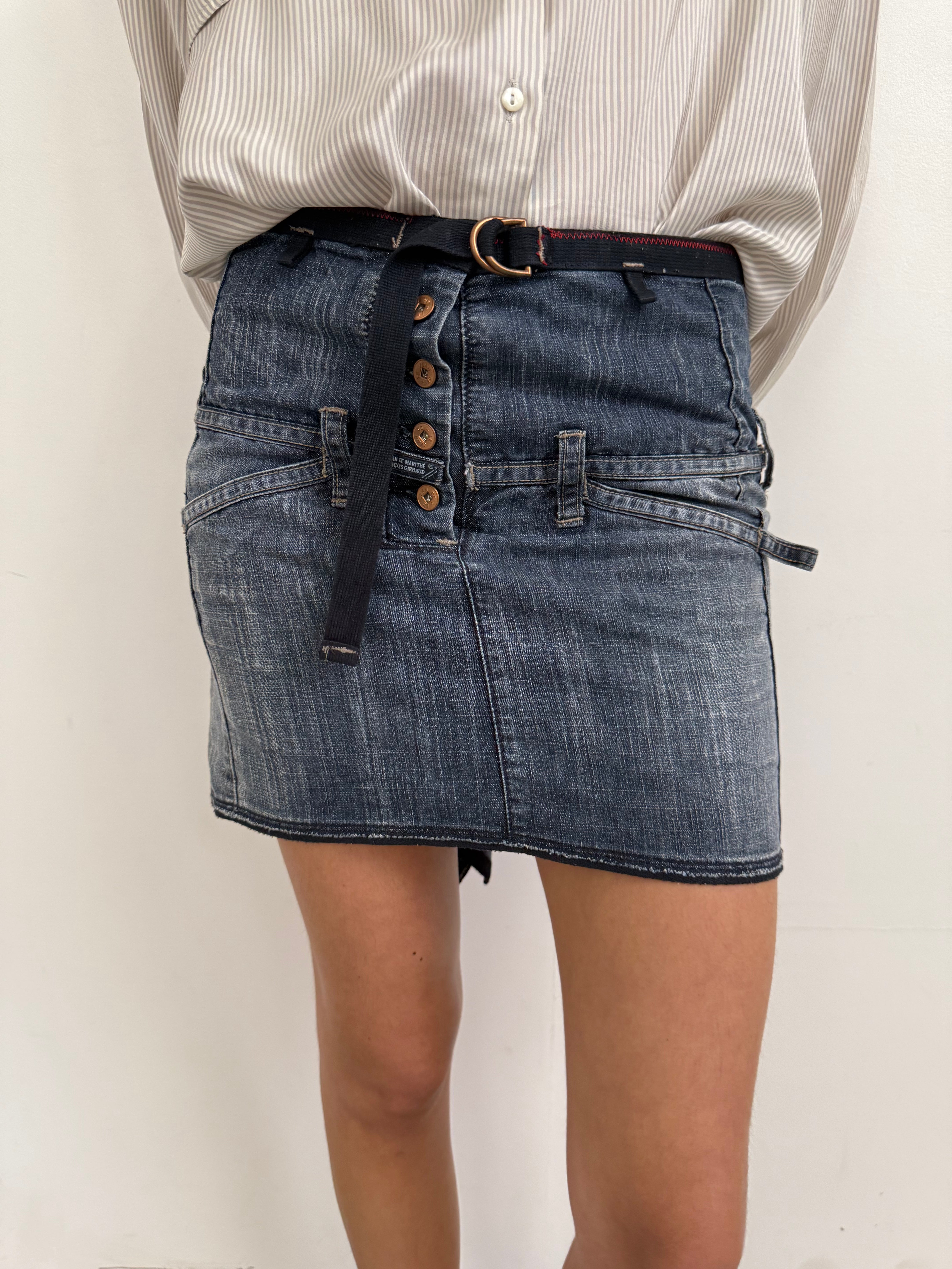 MARITHE + FRANCOIS GIRBAUD Mサイズ スカート Vintage Marithé François Girbaud Midi Skirt – Vivien's Vintage