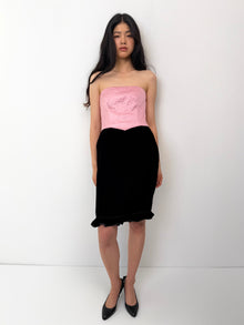 Velvet And Silk Dress - Valentino thumbnail 1