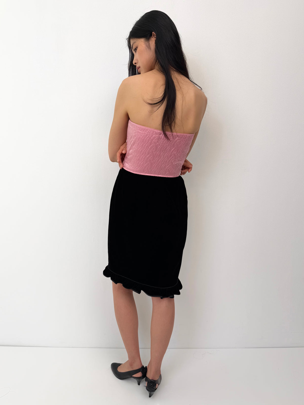 Velvet And Silk Dress - Valentino