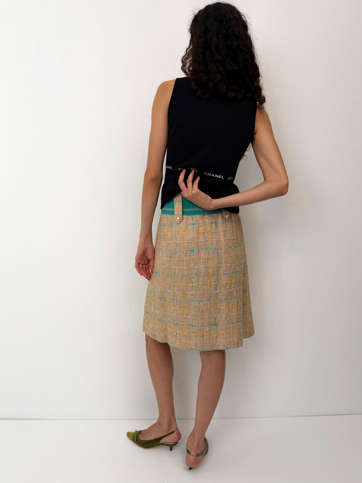 Chanel SS01 Tweed Skirt