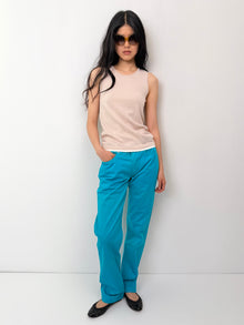 Turquoise Dries Van Noten Pants thumbnail 1