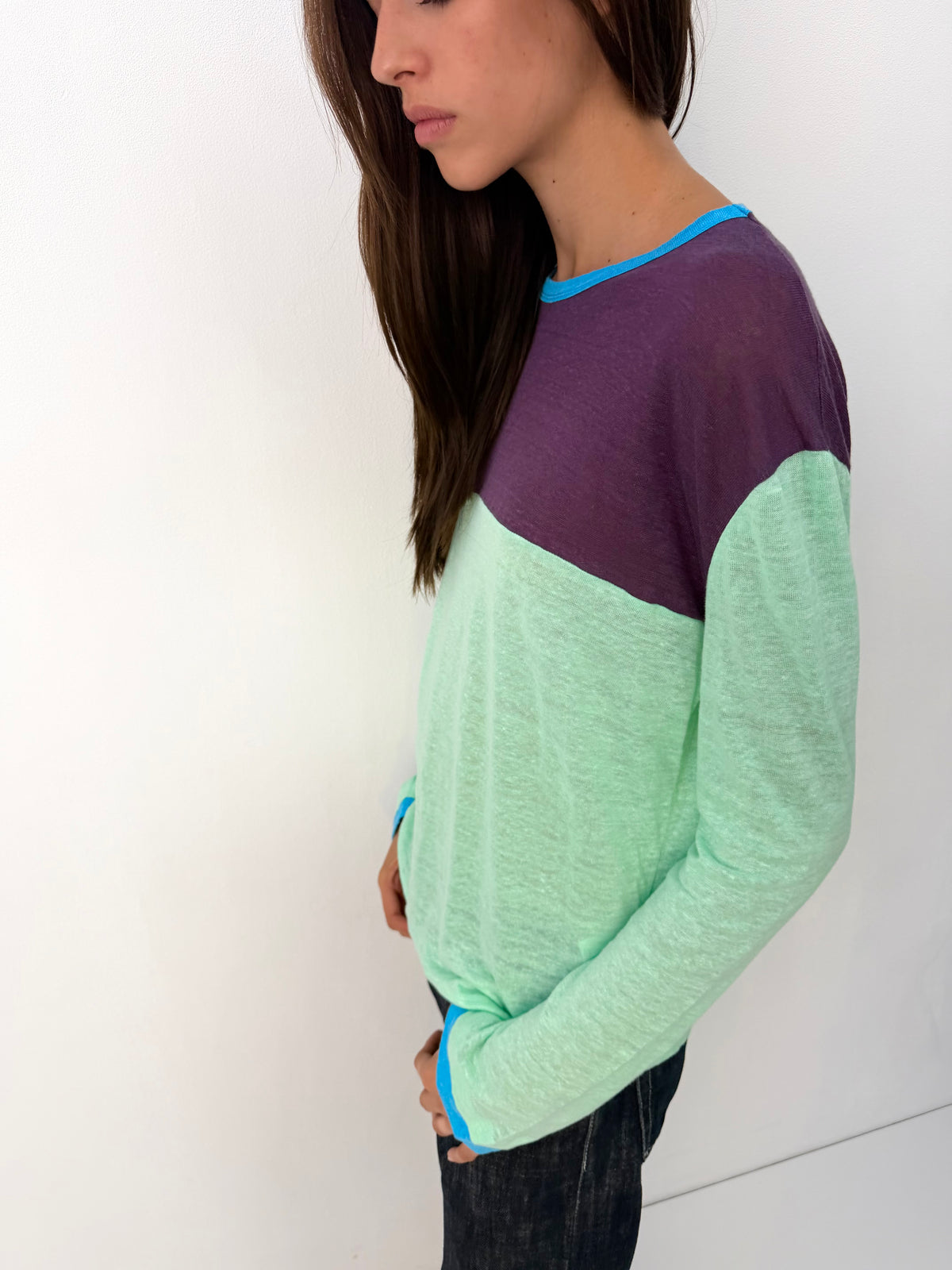 Patched Linen Longsleeve
