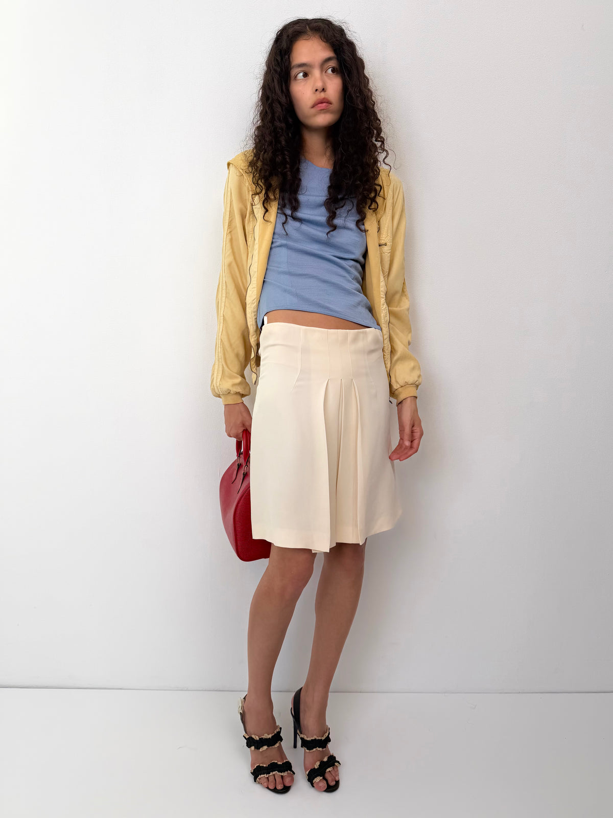 Miu Miu Silk Skirt