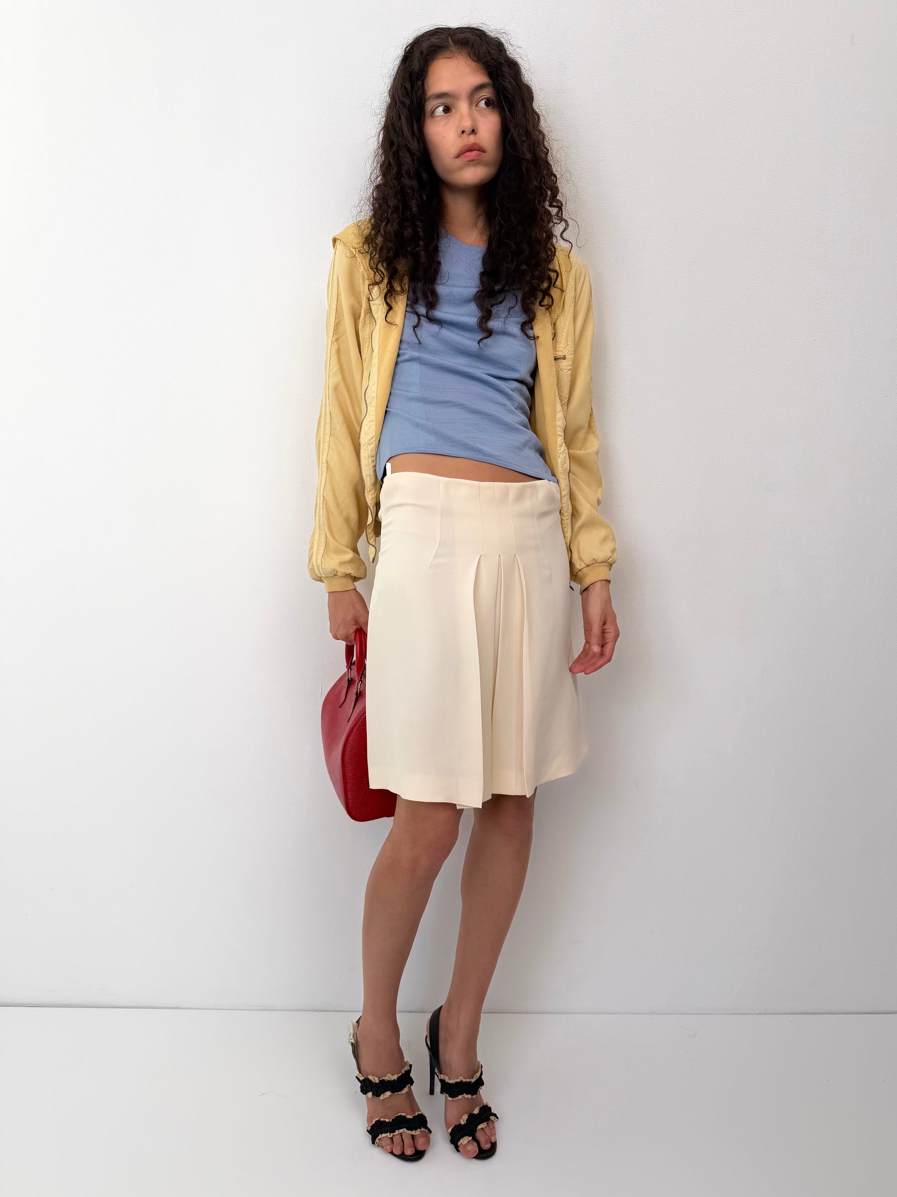 Miu Miu Silk Skirt