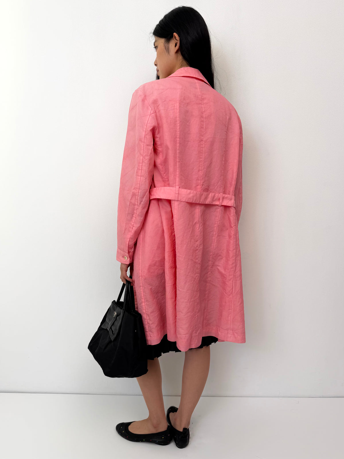 Comme des Garçons Pink Trench Coat