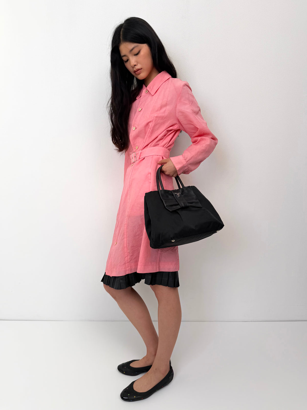 Comme des Garçons Pink Trench Coat