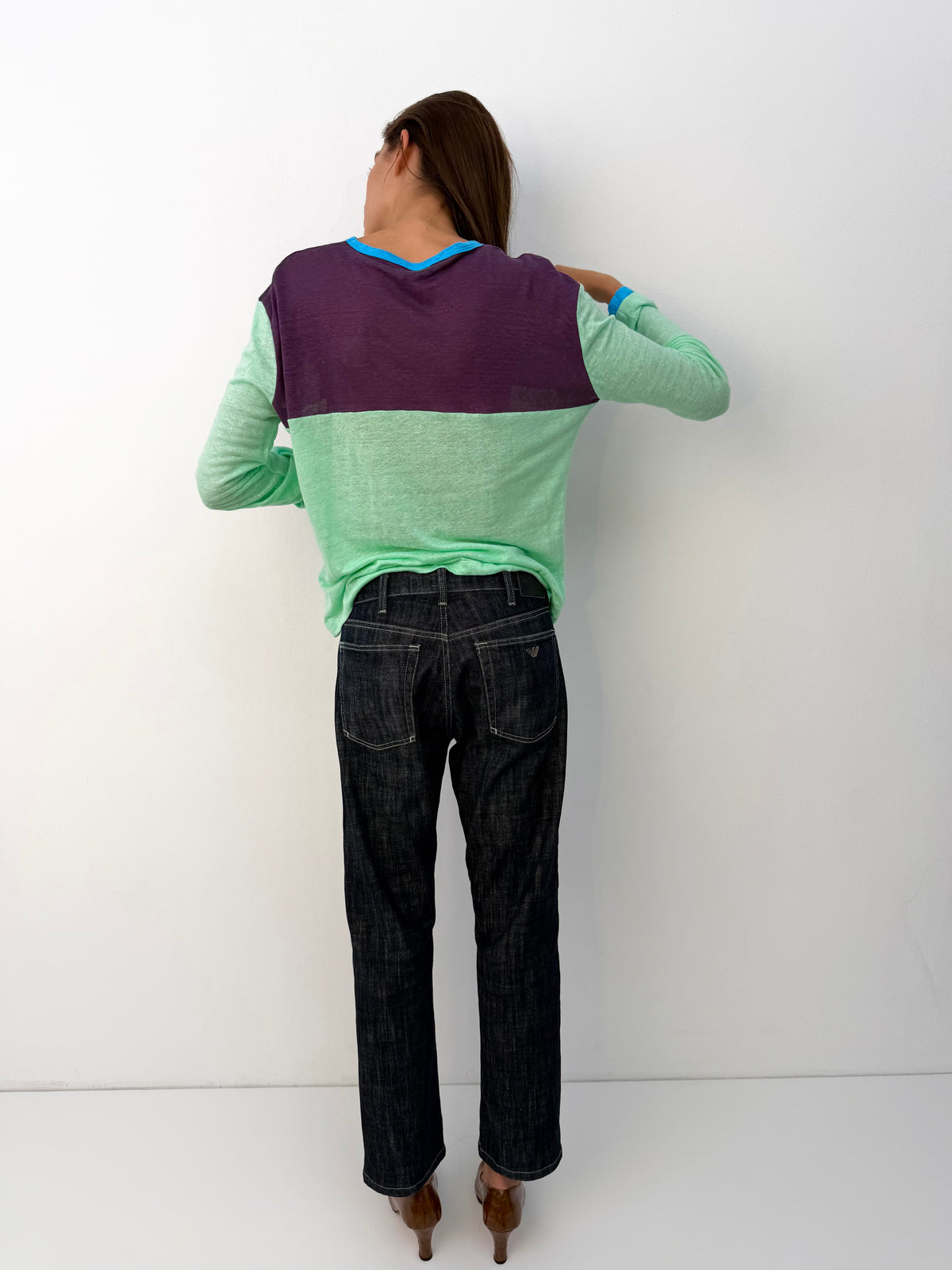 Patched Linen Longsleeve