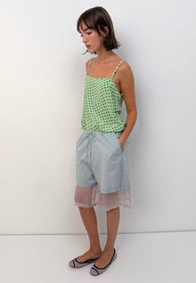 Silk & Cotton Layered Shorts thumbnail 4