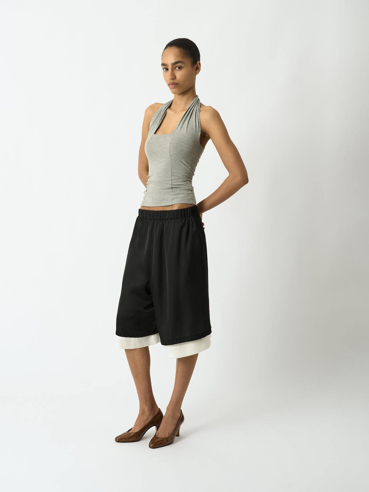 Silk Double Layered Shorts - additional