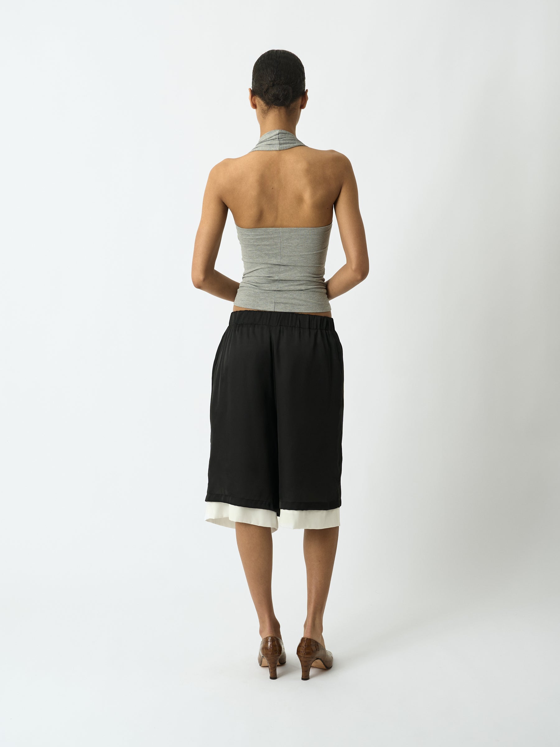 Silk Double Layered Shorts