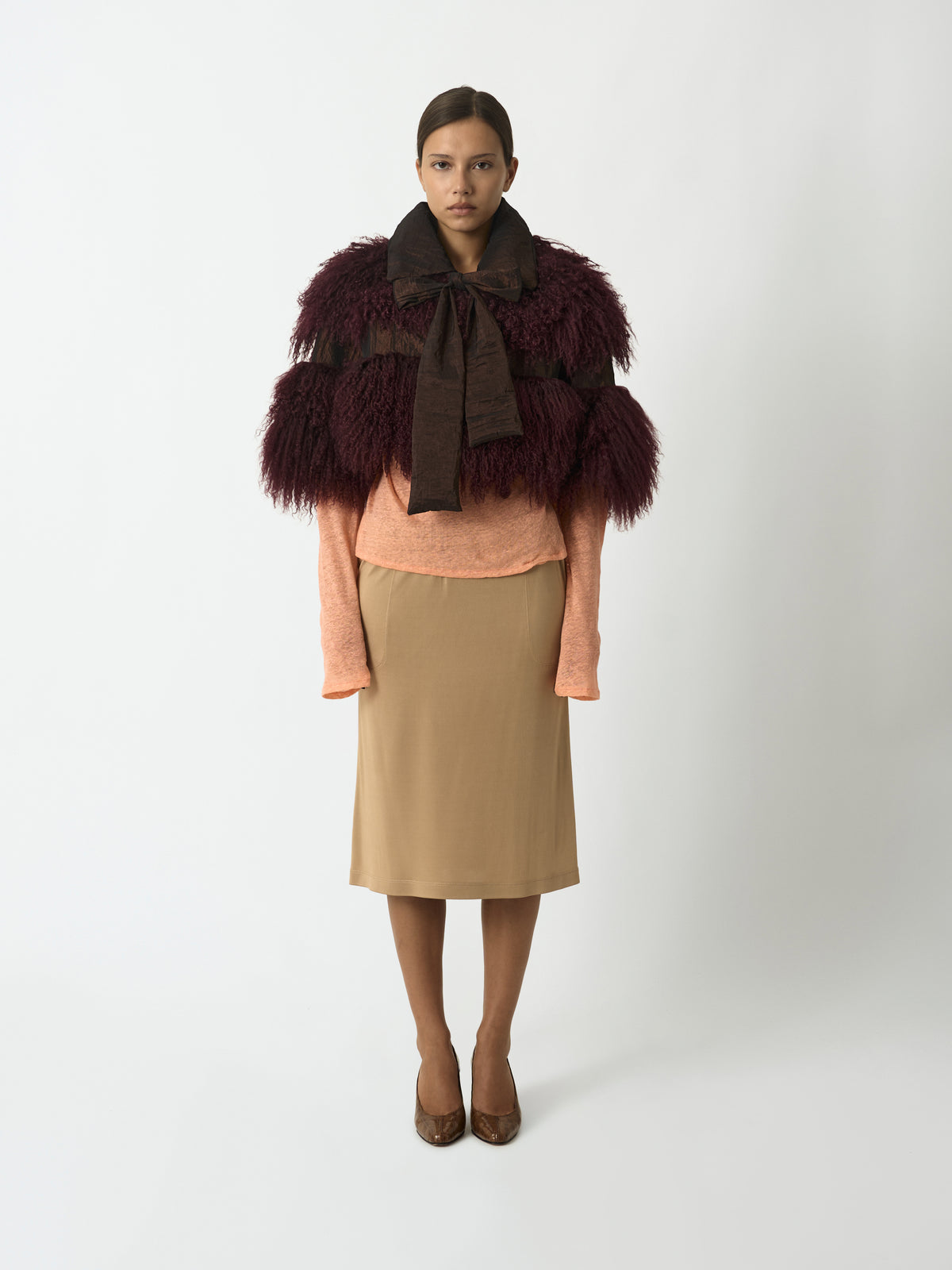 Mongolian Fur Cape - additional