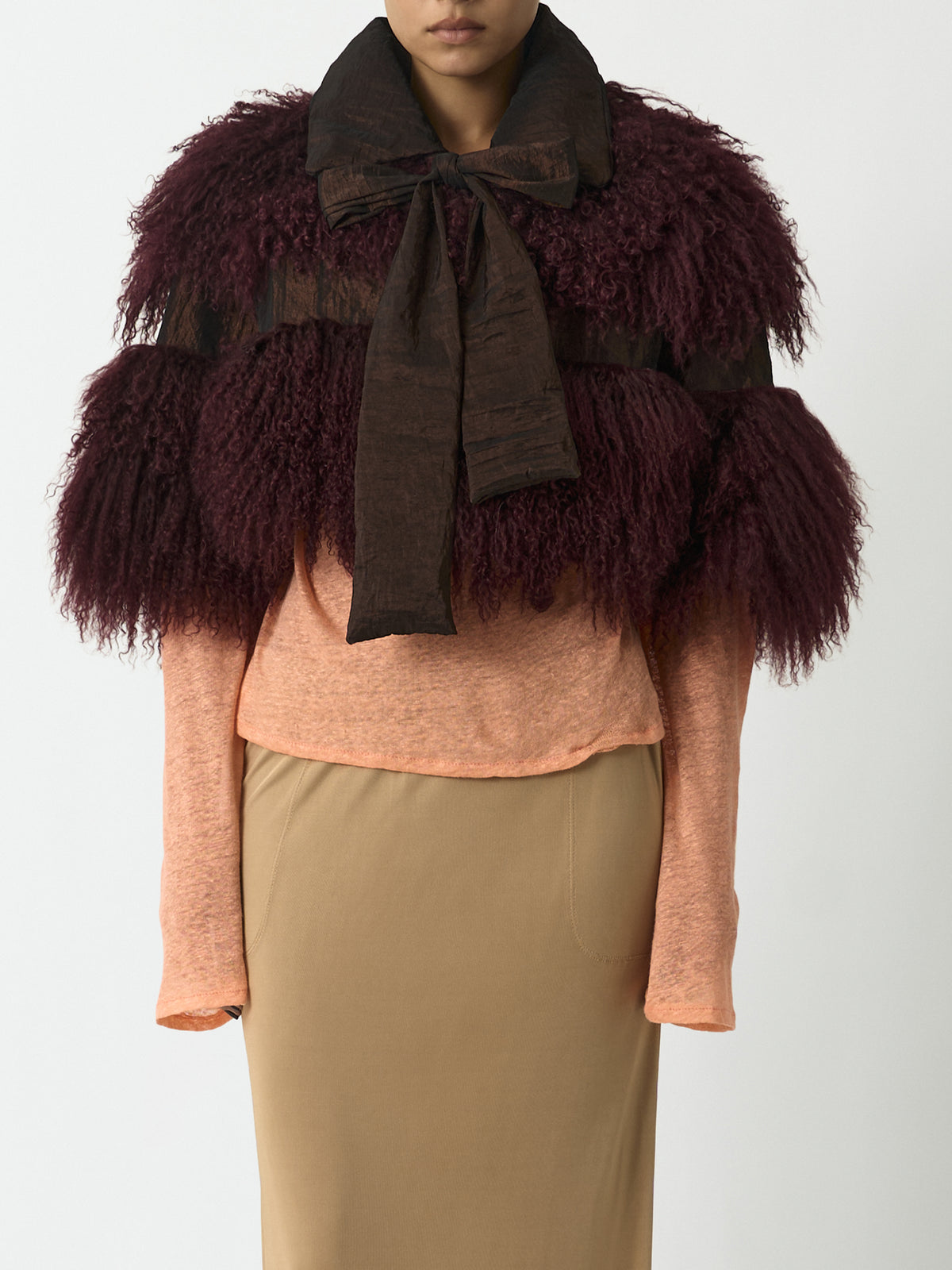 Mongolian Fur Cape - additional