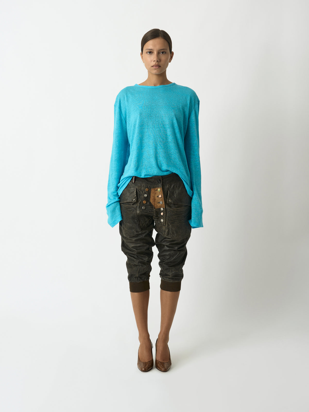 Leather Capri - Marithé François Girbaud - additional