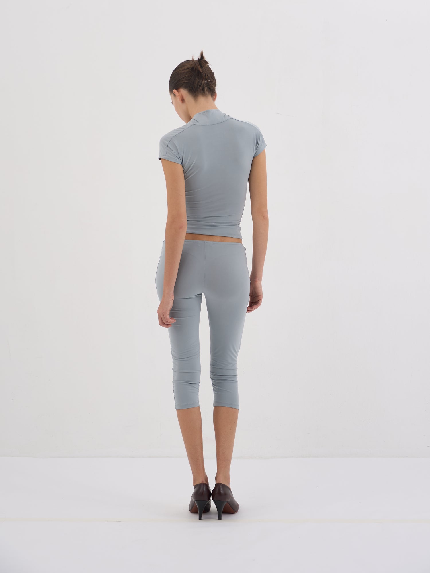 Capri Bow - Pearl Grey