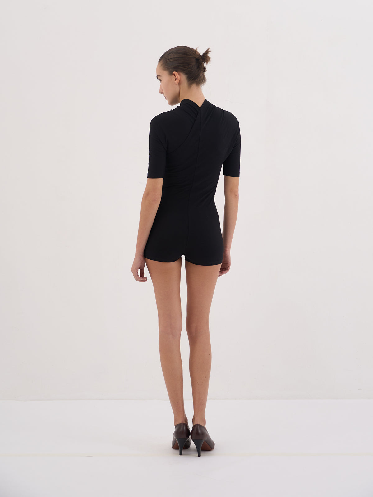 Drapée Dress - Black - additional