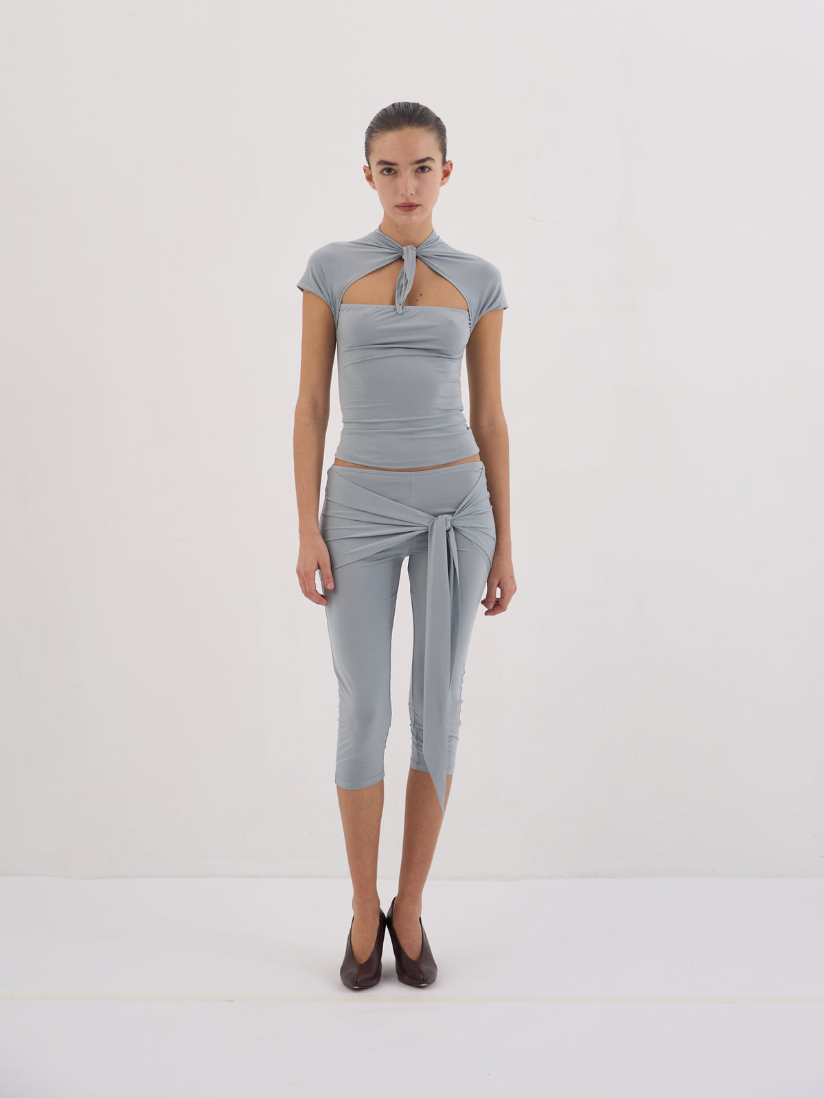 Capri Bow - Pearl Grey - additional