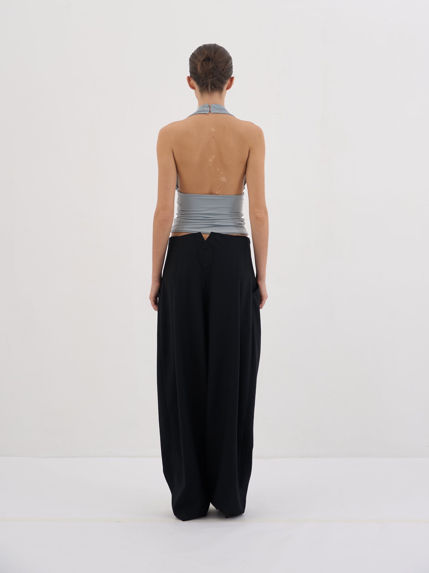 Backless Top - Pearl Grey