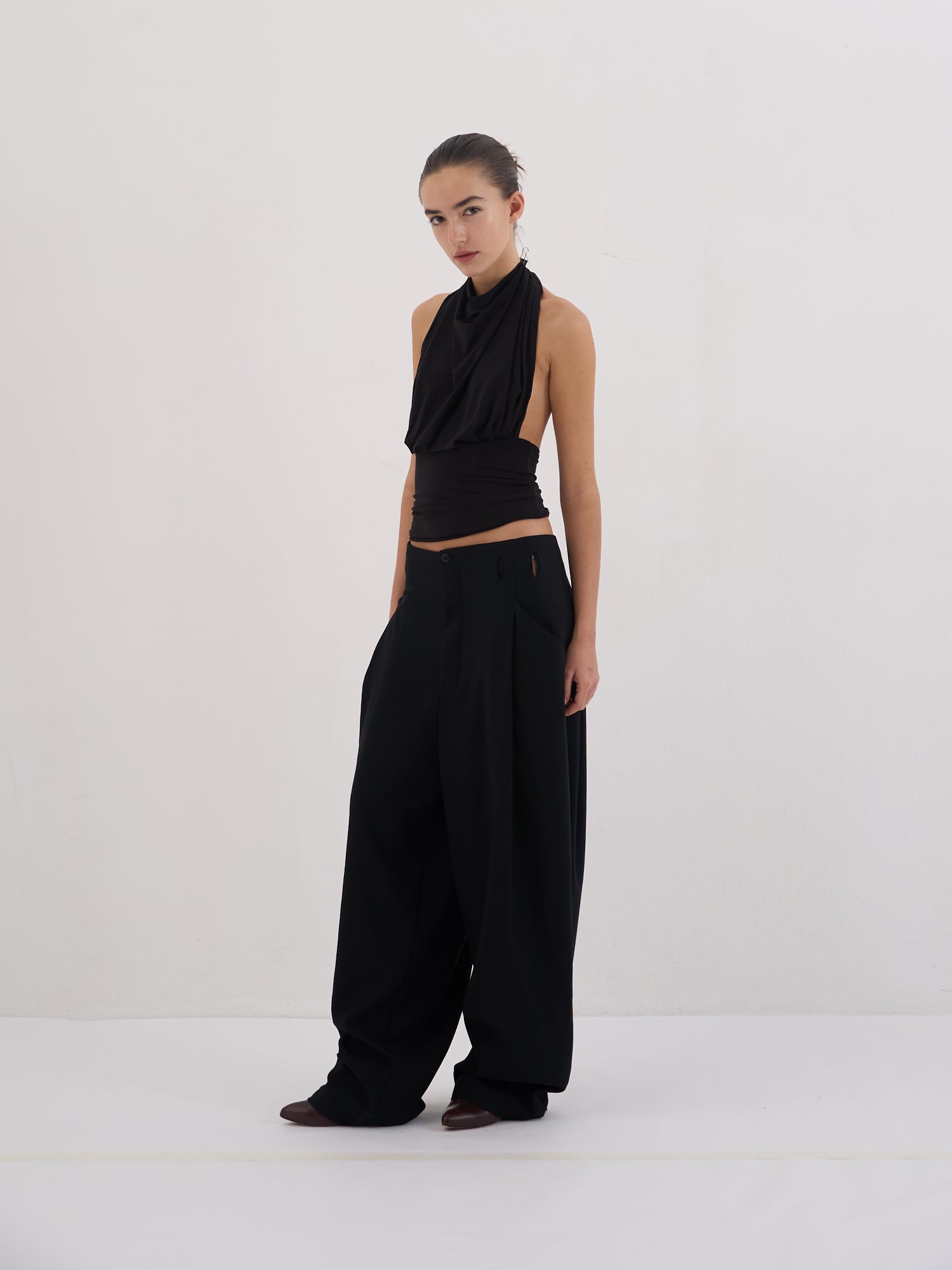 Backless Top - Black