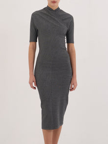 Long Drapée Dress thumbnail 4