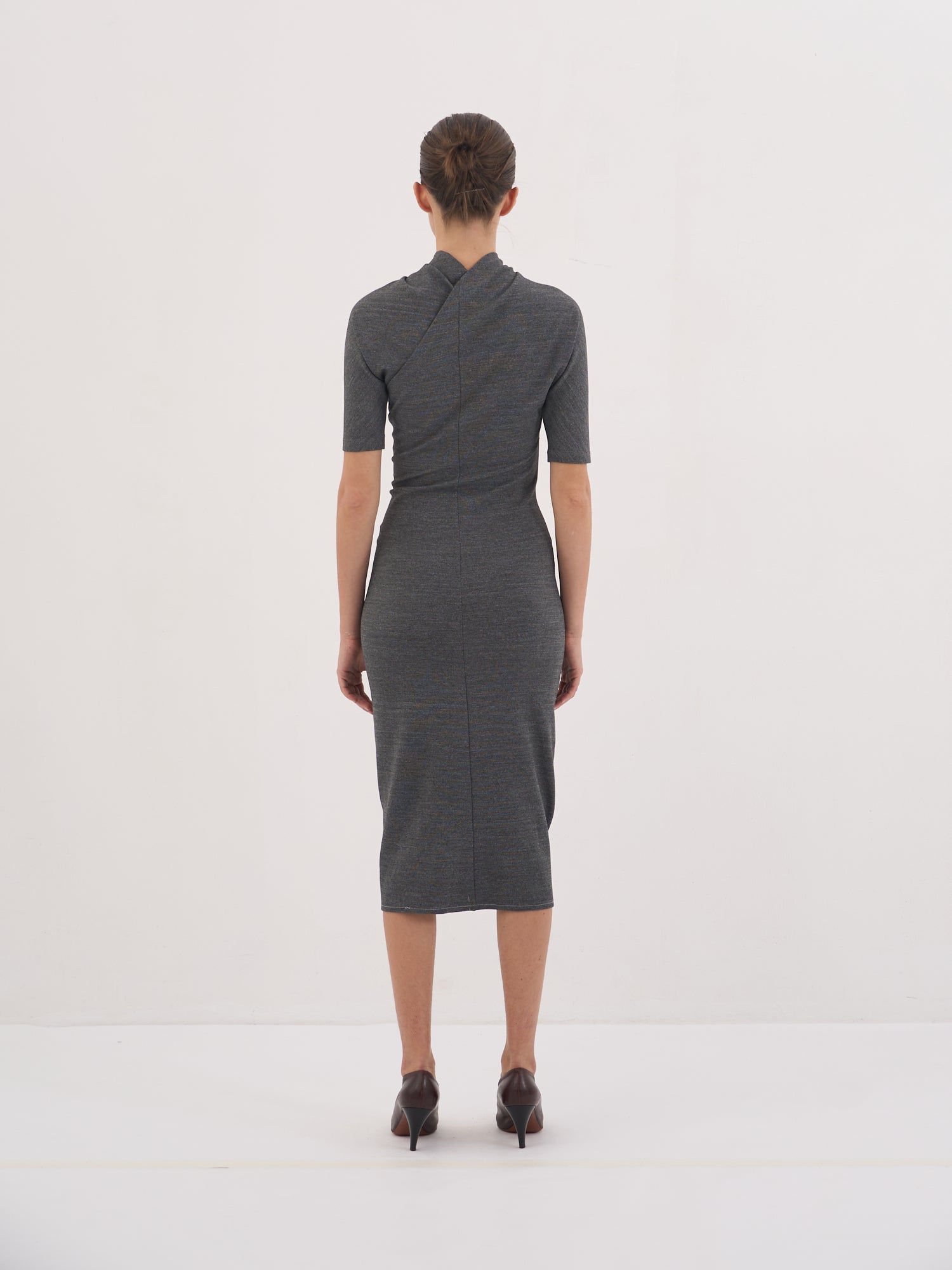 Long Drapée Dress - NUOVO Upcycled