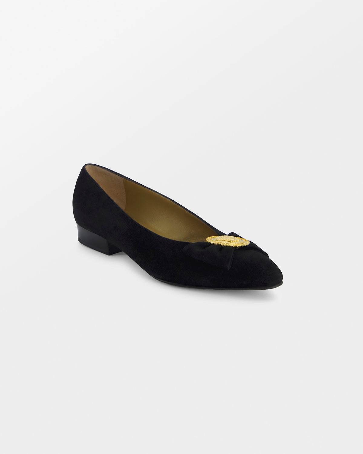 Gianni Versace Suede Ballet Flats