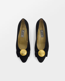 Gianni Versace Suede Ballet Flats thumbnail 2
